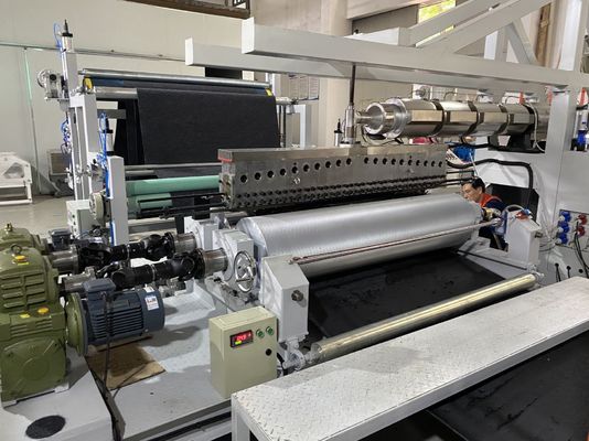 Teppichunterlage-Maschine 2M TPEs Carmat für Korea-Kunden